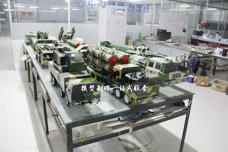 东风导弹车模型-北京军博定制