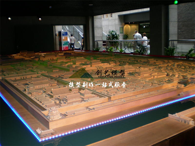 故宫全景  木质模型