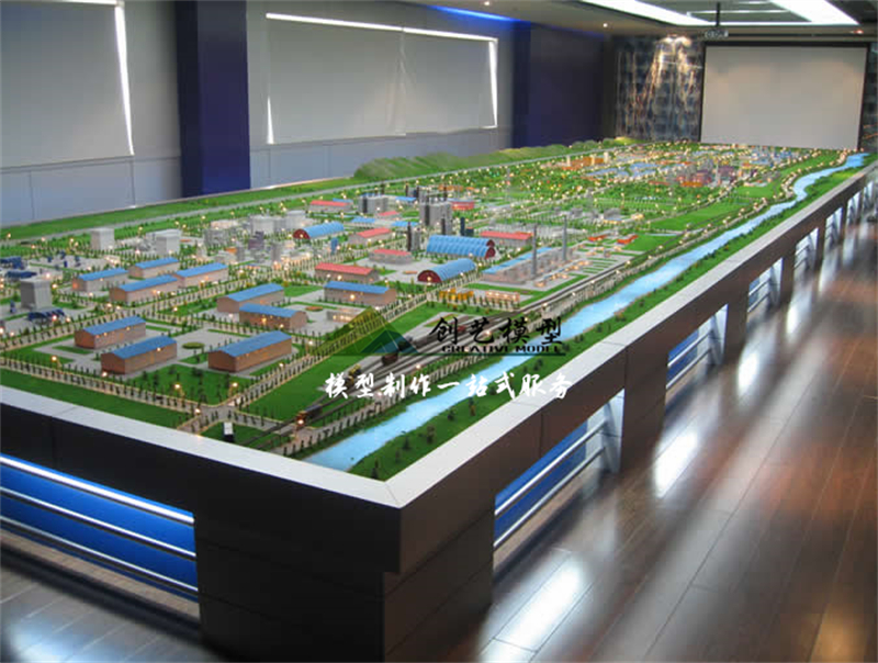 内蒙古乌海工业区规划沙盘模型