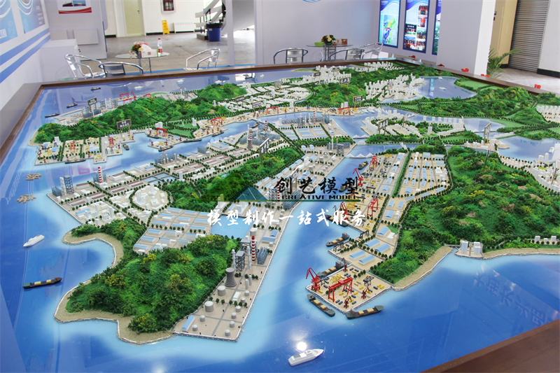大连长兴岛技术开发区规划模型