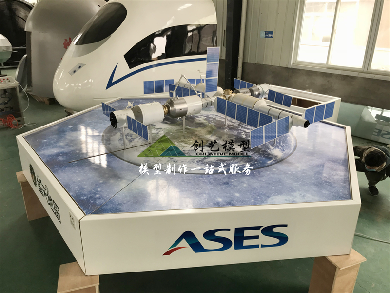 中国未来空间站动态沙盘模型