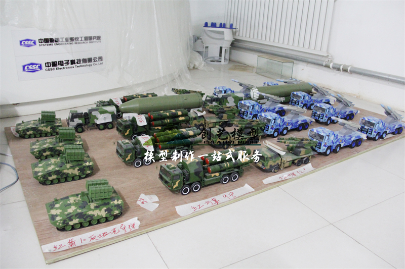 大阅兵车辆车队模型-北京军事博物馆定制