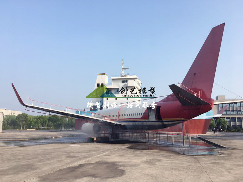 消防演练模拟客机1：1模型