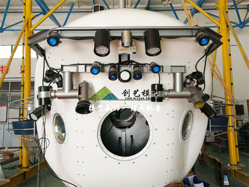 纯金属材质蛟龙号模型