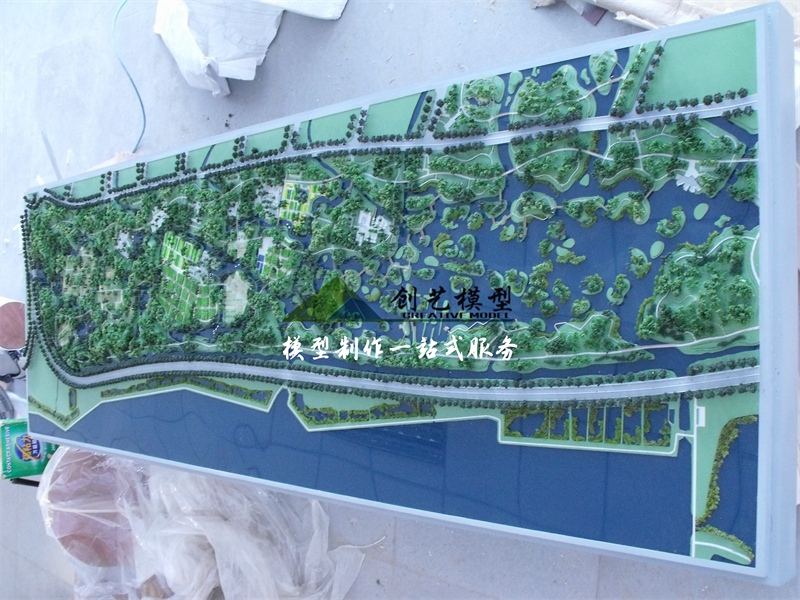 建筑规划院 无锡湿地公园方案模型