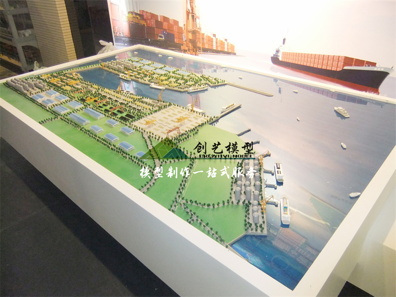 烟台港西区规划模型