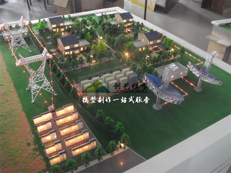 太阳能矩阵沙盘模型